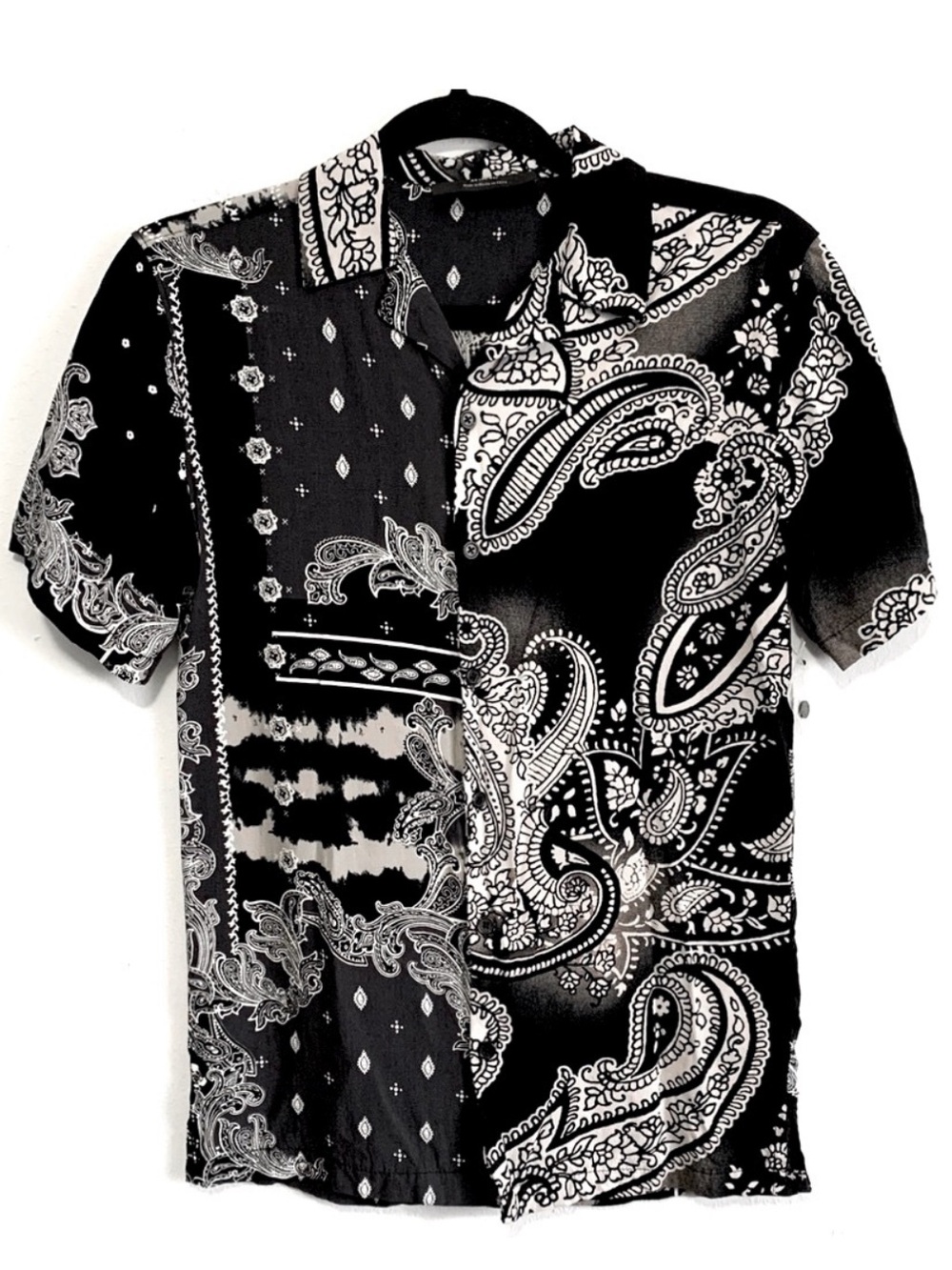 No Boundaries Paisley & Floral Print Buttoned Front Shirt